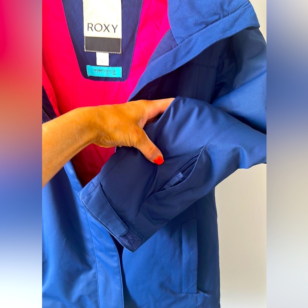 Roxy Vibrant Blue Snow Jacket - image 4
